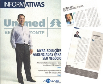 Revista do datacenter Ativas: InformAtivas; no destaque, coluna minha e editorial de Siffert